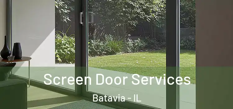 Screen Door Services Batavia - IL